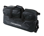PROBOWL TRIPLE TOTE W/ SHOE BAG  BLACK/BLACK