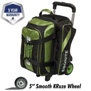 EBONITE EQUINOX DOUBLE ROLLER, BLACK/LIME