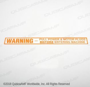 Decal Warning