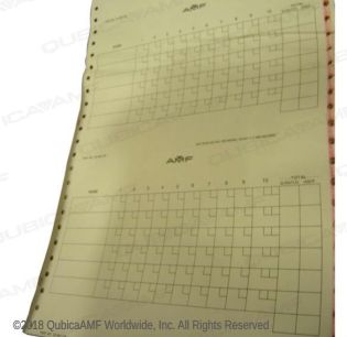 231001176 SCORE SHEETS 4.000/BOX