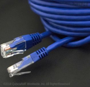 COMCABRJ4550BL CAT5 CABLE BLUE 150' -50MT